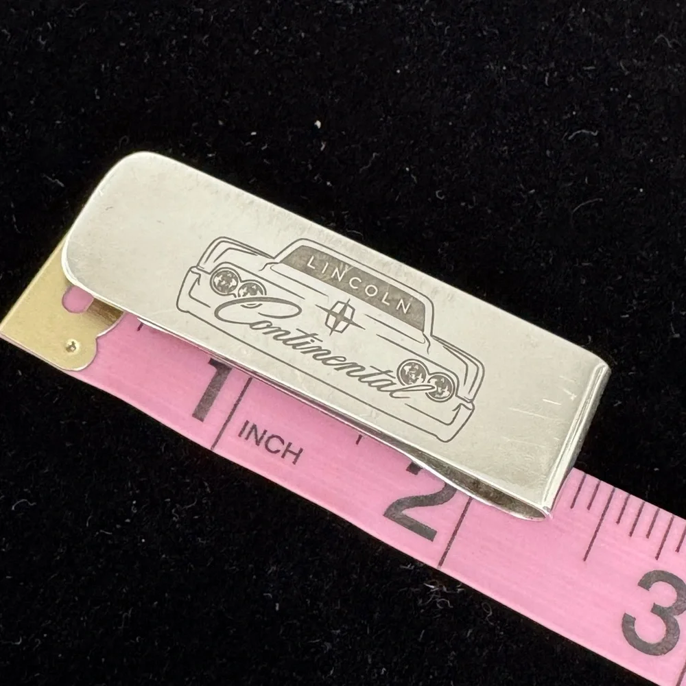 Tiffany & Co. Sterling Silver Money Clip with Engraved Design